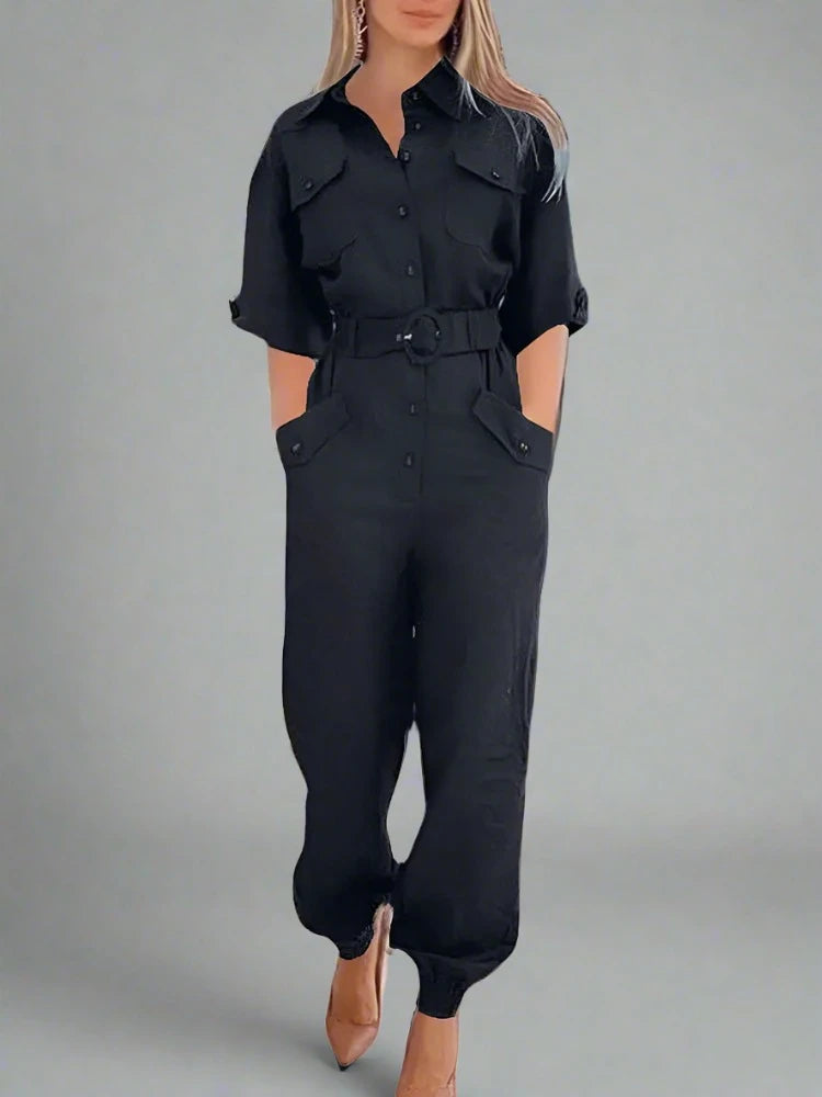 CALORA_ Lynn | Cargo Jumpsuit Dames