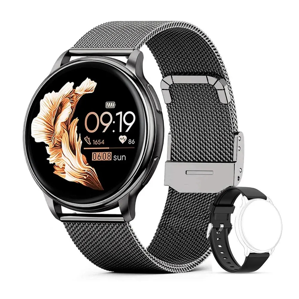 CALORA_ MEVADEN | Bluetooth Smartwatch met Gespreksfunctie voor Vrouwen