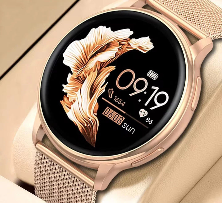 CALORA_ MEVADEN | Bluetooth Smartwatch met Gespreksfunctie voor Vrouwen