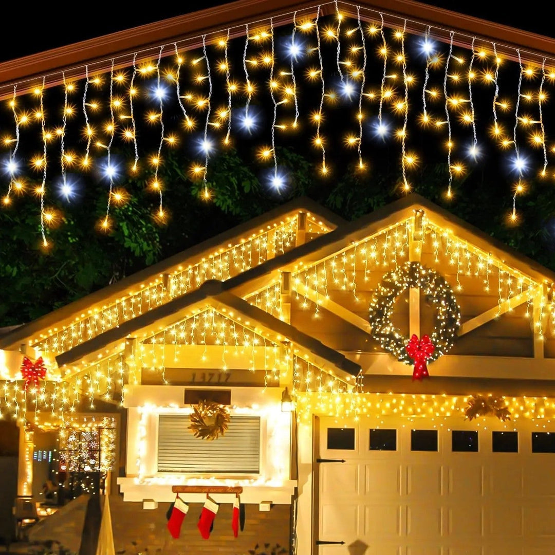 CALORA_ Magische LED Feestverlichting Gordijn van 18 meter - Perfect voor Buitendecoraties