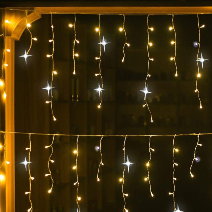 CALORA_ Magische LED Feestverlichting Gordijn van 18 meter - Perfect voor Buitendecoraties