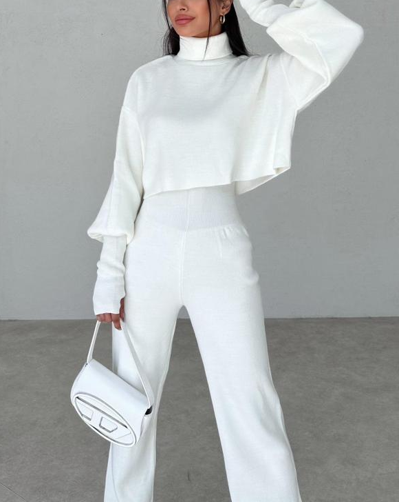 CALORA_ Marelli | Comfy Coltrui Handschoen Gebreid Kostuum