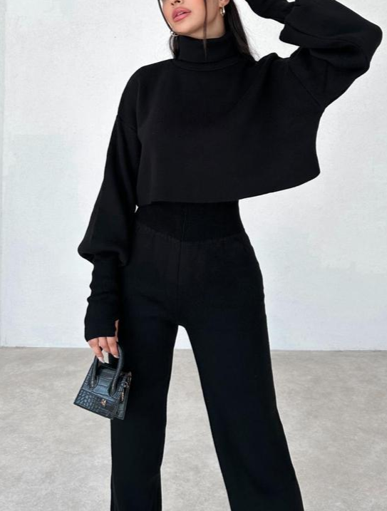 CALORA_ Marelli | Comfy Coltrui Handschoen Gebreid Kostuum