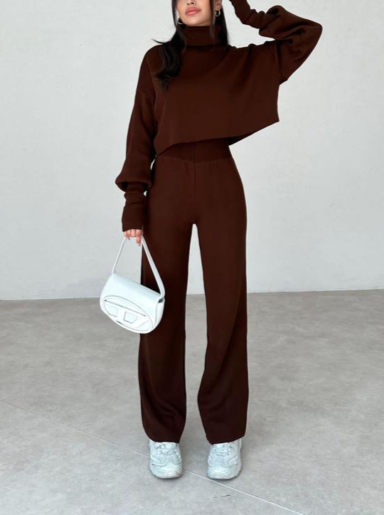 CALORA_ Marelli | Comfy Coltrui Handschoen Gebreid Kostuum