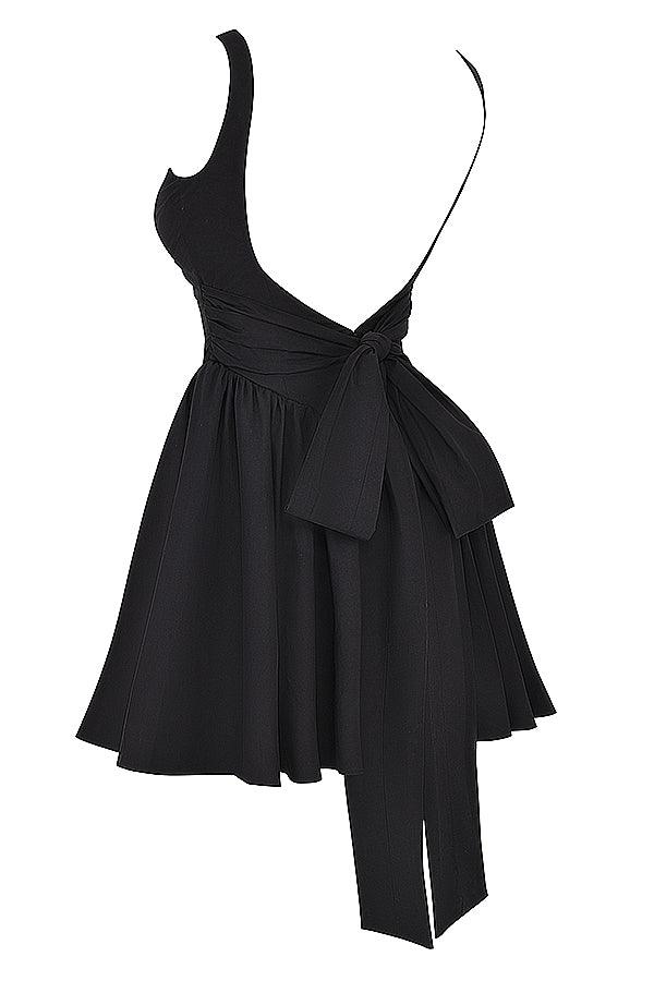 CALORA_ Marta | Mini Jurk met strik