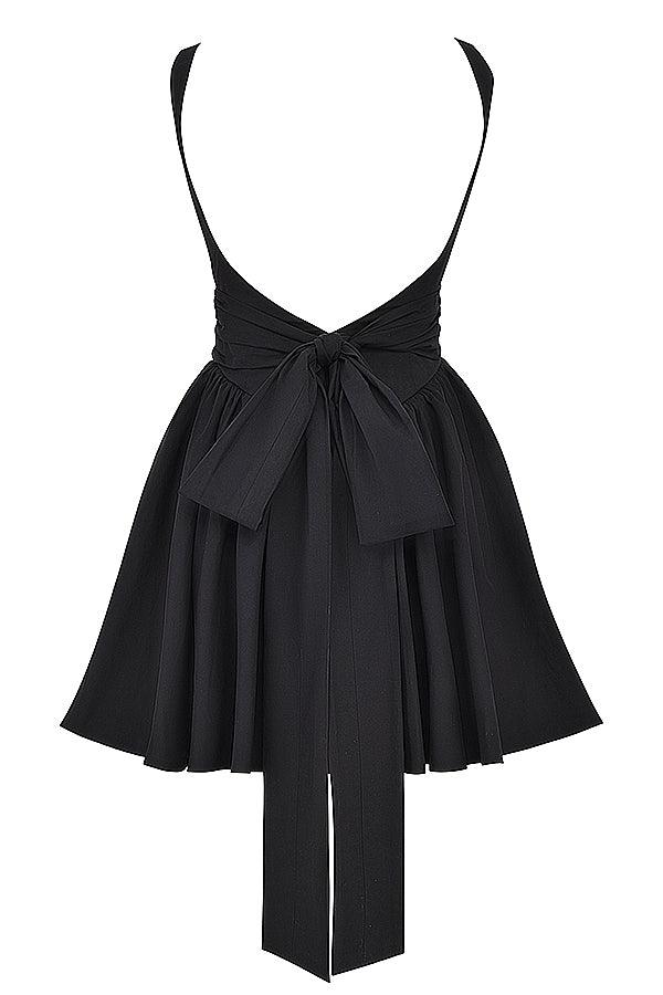 CALORA_ Marta | Mini Jurk met strik