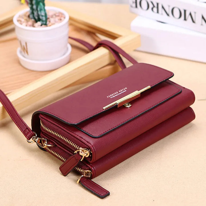 CALORA_ Morino | PU Vegan Leren Dames Handtas