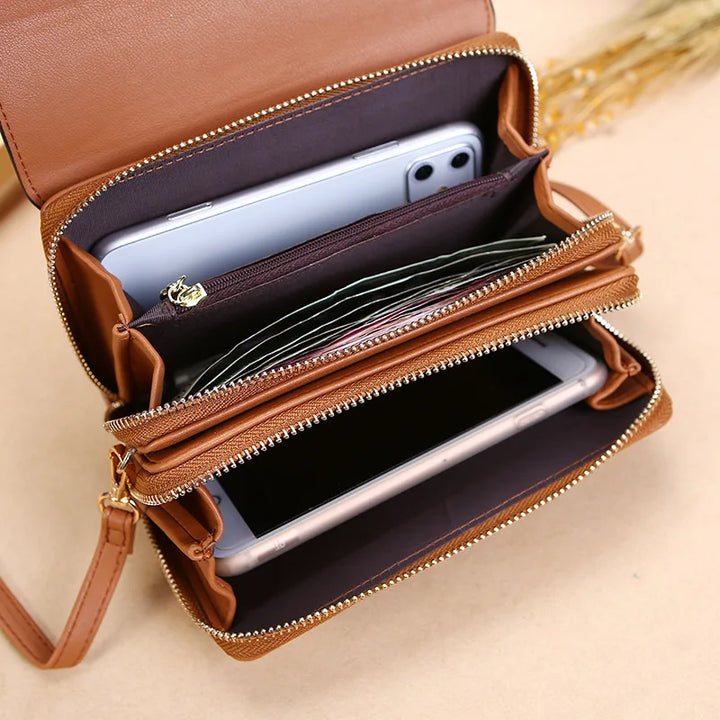 CALORA_ Morino | PU Vegan Leren Dames Handtas