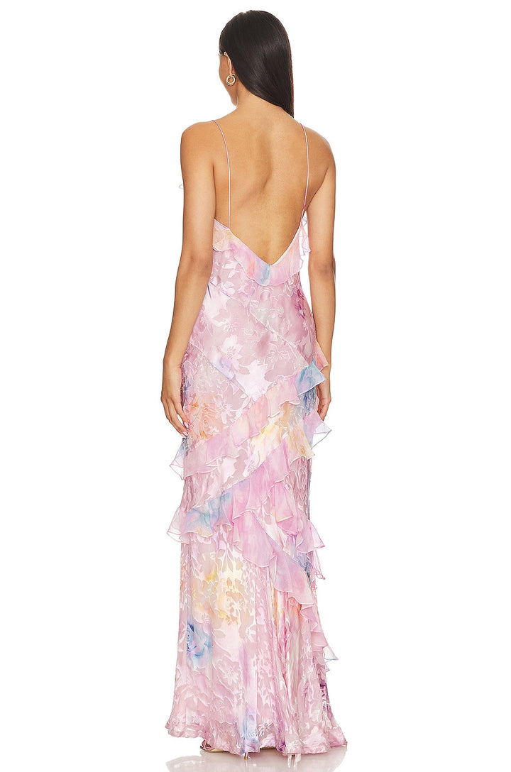 CALORA_ Mouwloze Lange Jurk Voor Dames Elegant Zomer En Avond