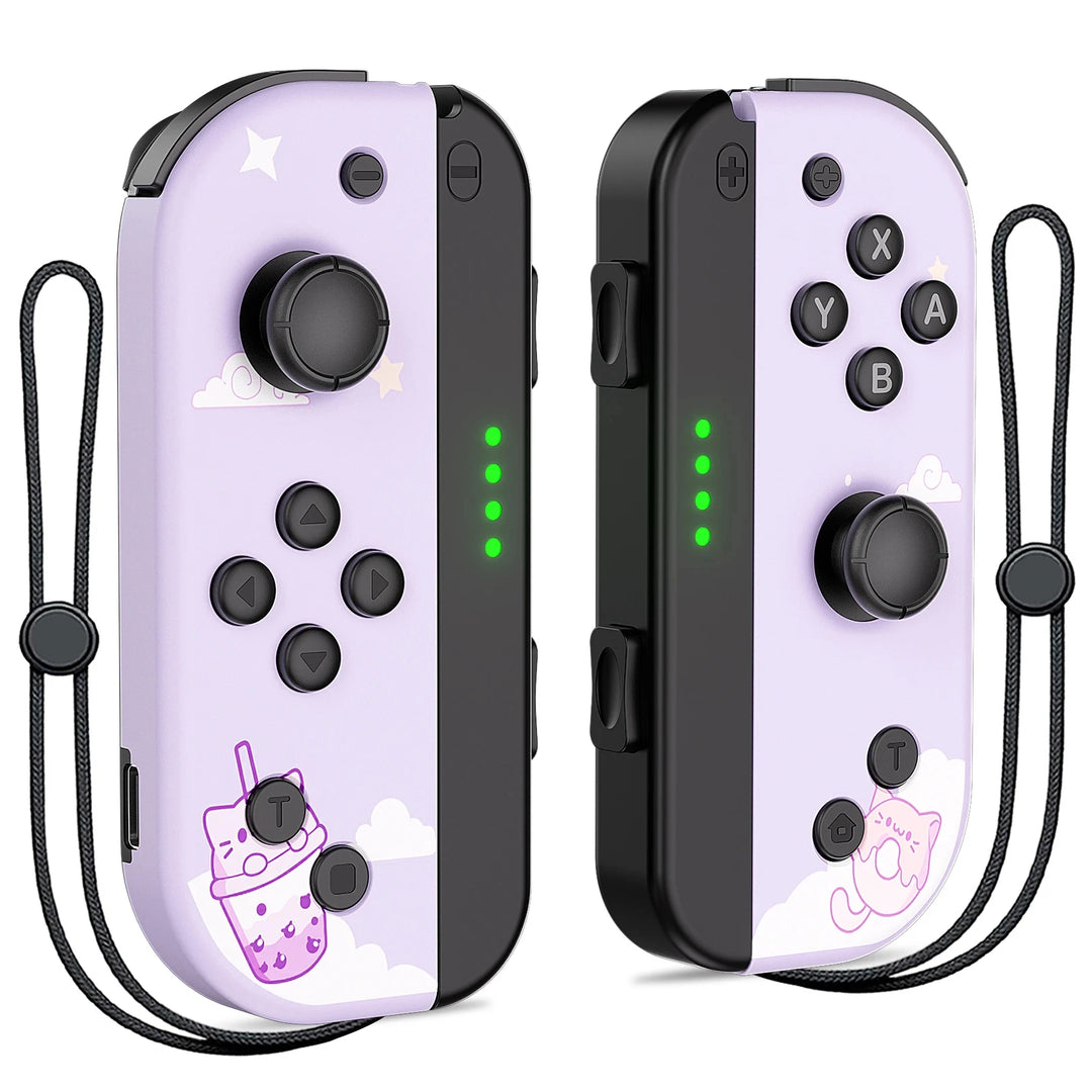 CALORA_ NSGamepadz | Draadloze Bluetooth controllers met oplader voor Nintendo Switch