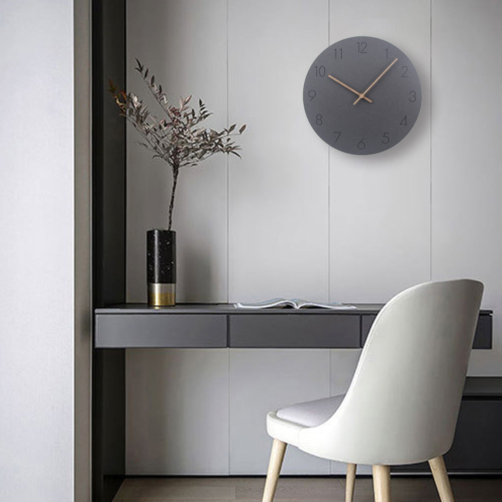 CALORA_ Nordave | Minimalistische Noorse Wanddecoratie Klok van 29 cm