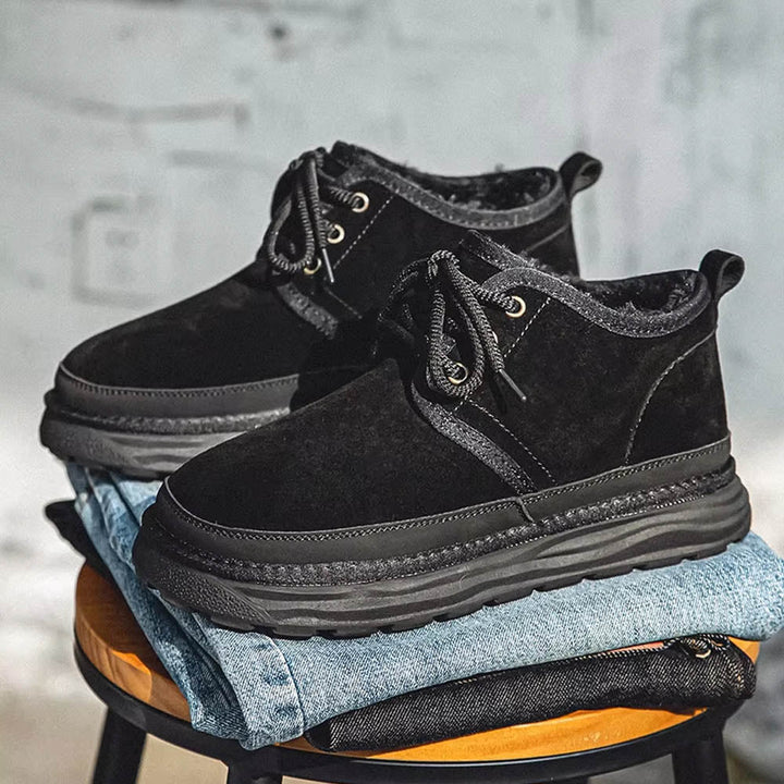 CALORA_ OakForge Sneakers - Premium Nubuck Leer, Voering en Antislip Rubber