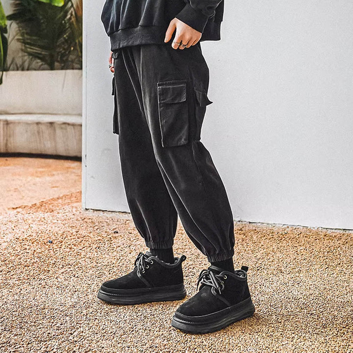 CALORA_ OakForge Sneakers - Premium Nubuck Leer, Voering en Antislip Rubber