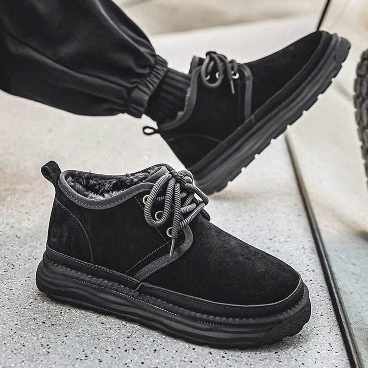 CALORA_ OakForge Sneakers - Premium Nubuck Leer, Voering en Antislip Rubber