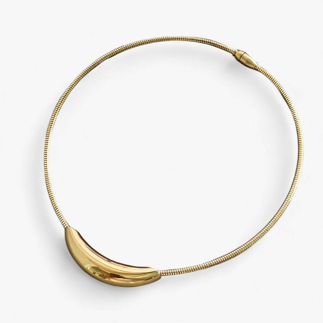 CALORA_ Orlène | Elegante Slangenbeen Ketting