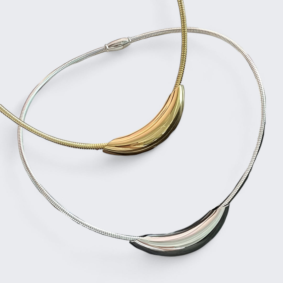 CALORA_ Orlène | Elegante Slangenbeen Ketting