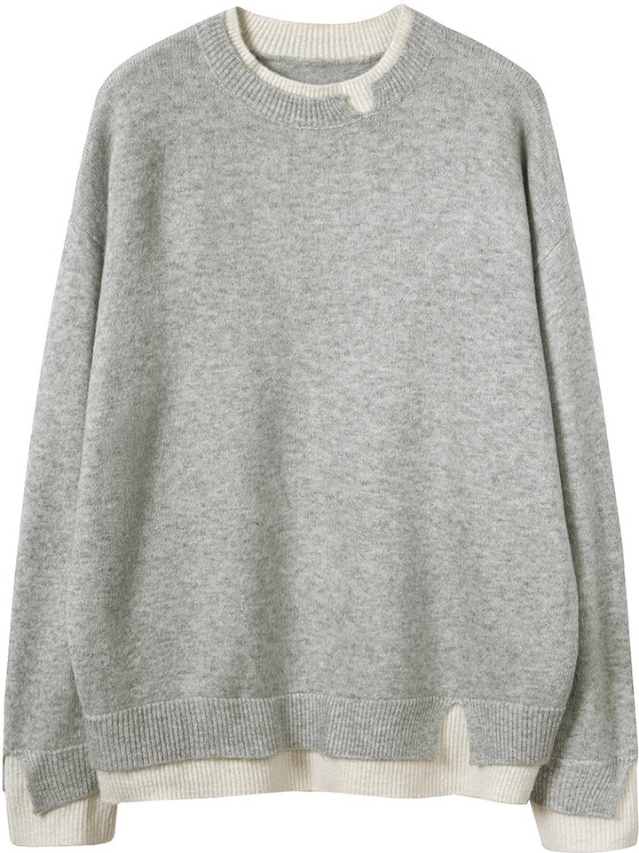 CALORA_ Oversized trui met lange mouwen voor dames