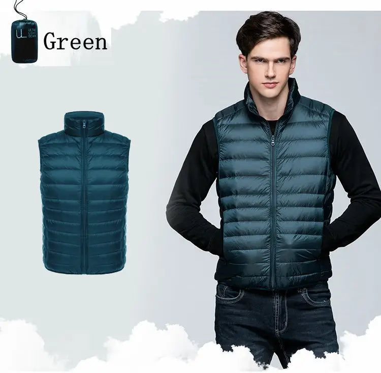 CALORA_ Pepijn | Ultra lichte mouwloze bodywarmer voor heren