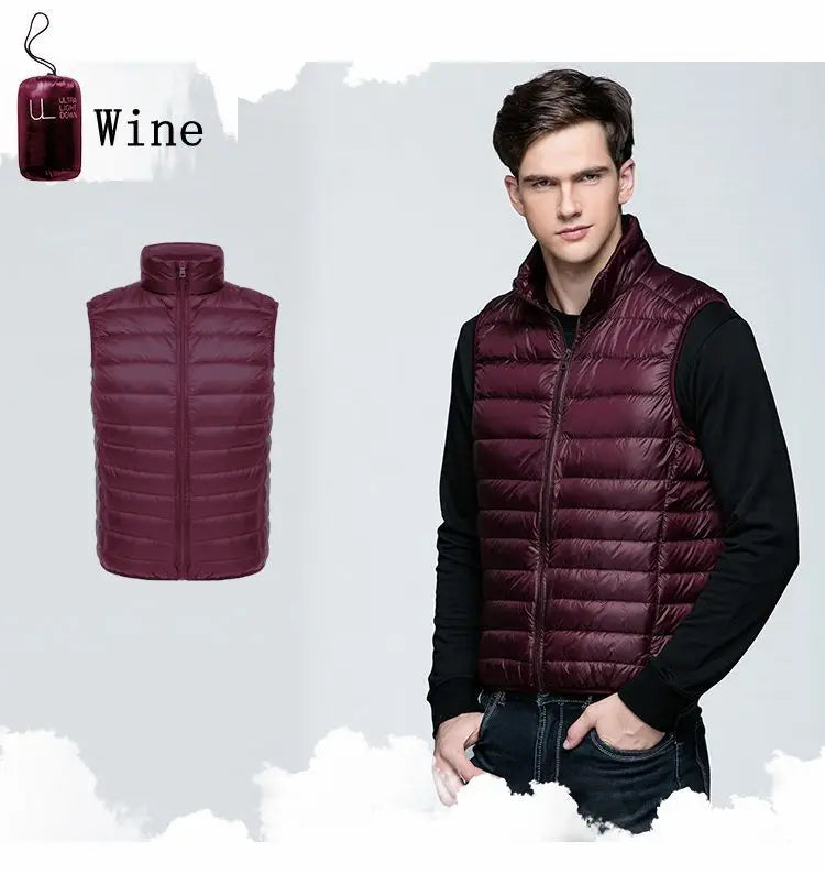 CALORA_ Pepijn | Ultra lichte mouwloze bodywarmer voor heren
