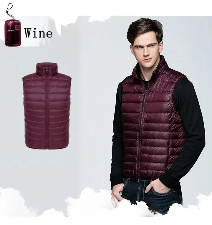 CALORA_ Pepijn | Ultra lichte mouwloze bodywarmer voor heren