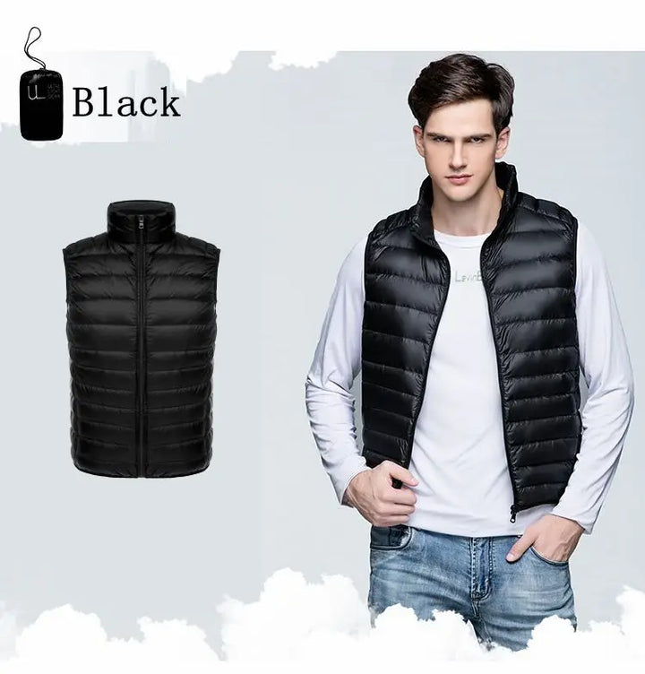 CALORA_ Pepijn | Ultra lichte mouwloze bodywarmer voor heren