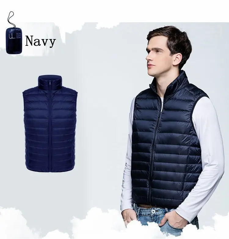 CALORA_ Pepijn | Ultra lichte mouwloze bodywarmer voor heren