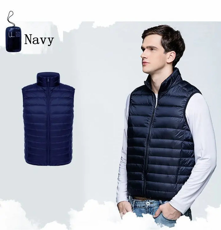CALORA_ Pepijn | Ultra lichte mouwloze bodywarmer voor heren