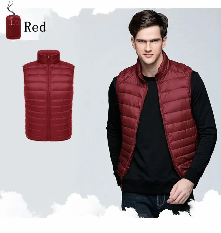 CALORA_ Pepijn | Ultra lichte mouwloze bodywarmer voor heren