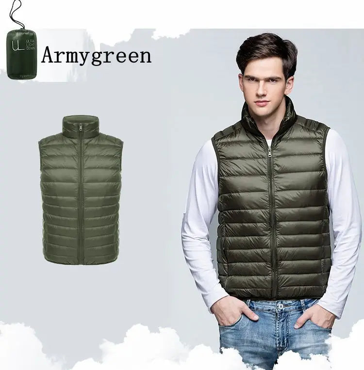 CALORA_ Pepijn | Ultra lichte mouwloze bodywarmer voor heren