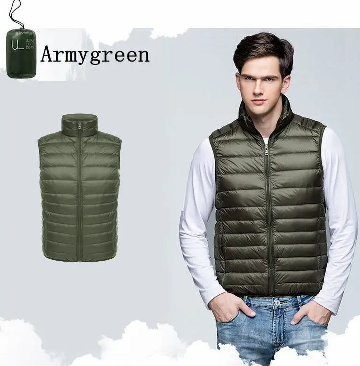 CALORA_ Pepijn | Ultra lichte mouwloze bodywarmer voor heren