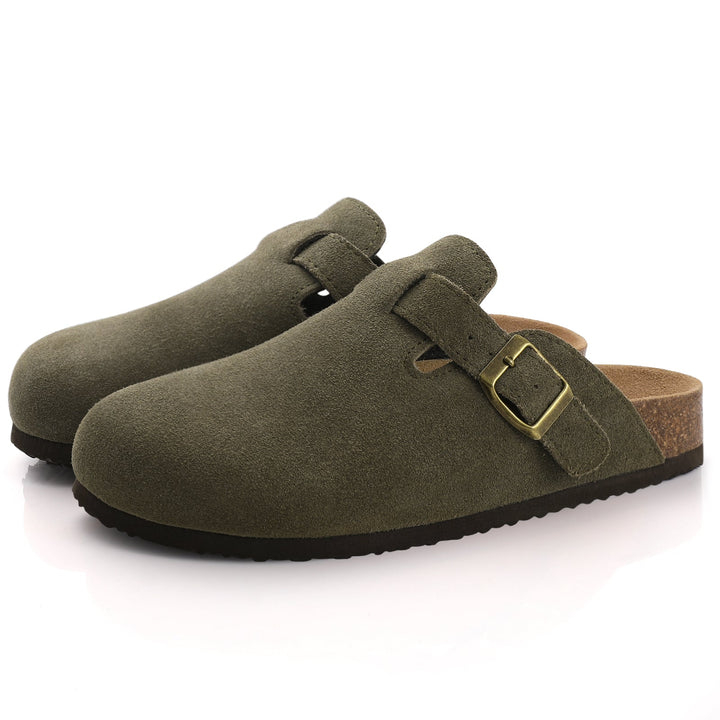 CALORA_ Premium Boston-sandalen van Leer, Unisex