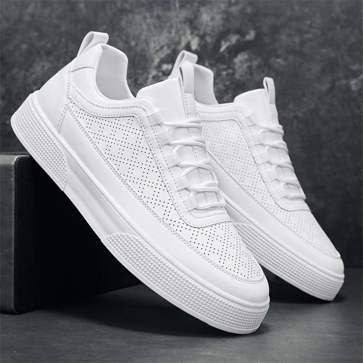 CALORA_ Premium Comfortabele Casual Witte Herensneakers