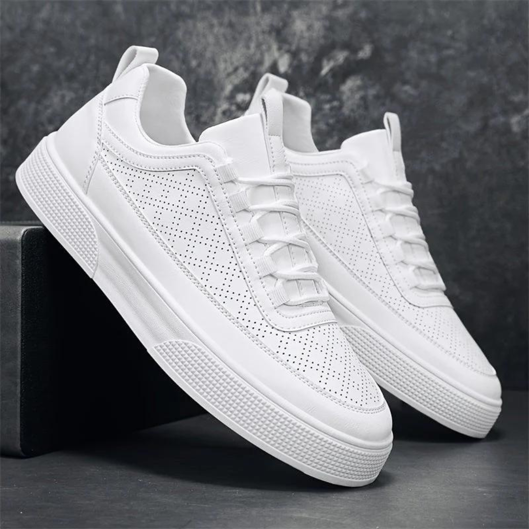 CALORA_ Premium Comfortabele Casual Witte Herensneakers