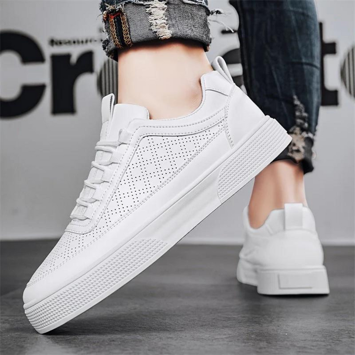 CALORA_ Premium Comfortabele Casual Witte Herensneakers