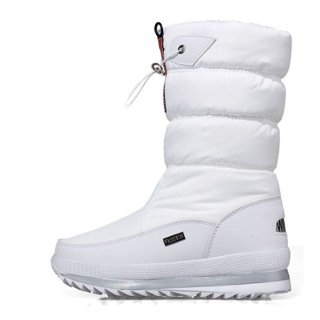 CALORA_ Premium waterdichte antislip- Sneeuwlaarzen van imitatiebont