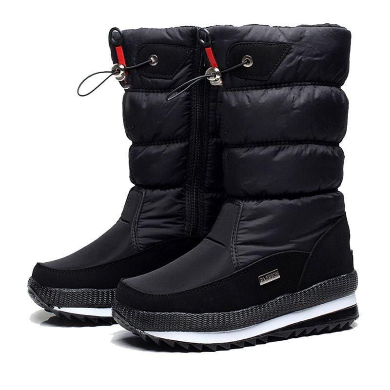 CALORA_ Premium waterdichte antislip- Sneeuwlaarzen van imitatiebont