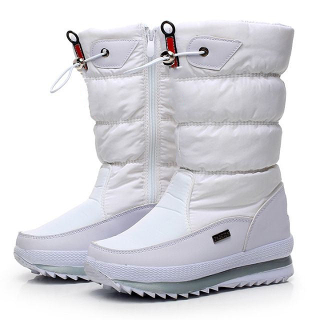 CALORA_ Premium waterdichte antislip- Sneeuwlaarzen van imitatiebont
