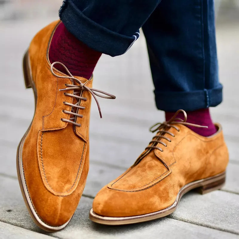 CALORA_ Prestige Suede Oxfords Schoenen
