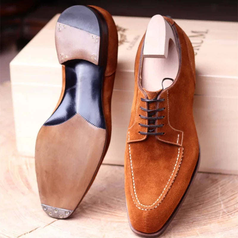 CALORA_ Prestige Suede Oxfords Schoenen