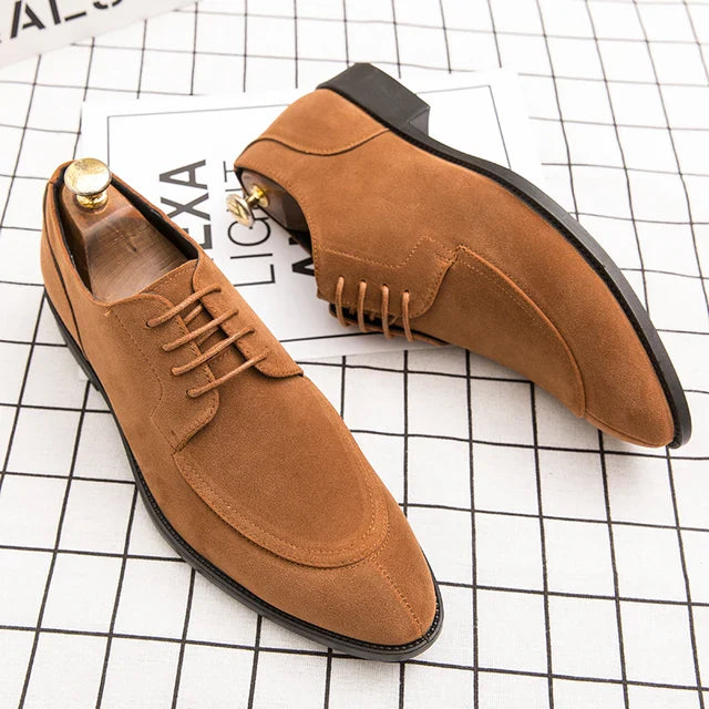 CALORA_ Prestige Suede Oxfords Schoenen
