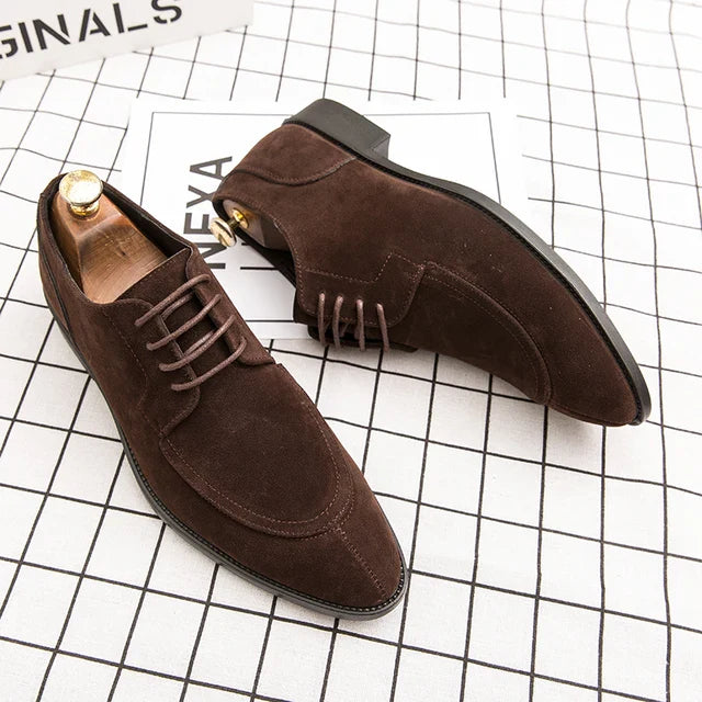 CALORA_ Prestige Suede Oxfords Schoenen