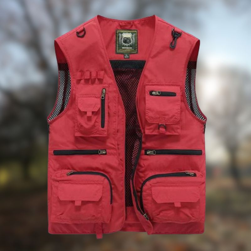 CALORA_ ProtecGear | Tactisch Vest | Outdoor Bodywarmer - Kamperen, Vissen, Wandelen