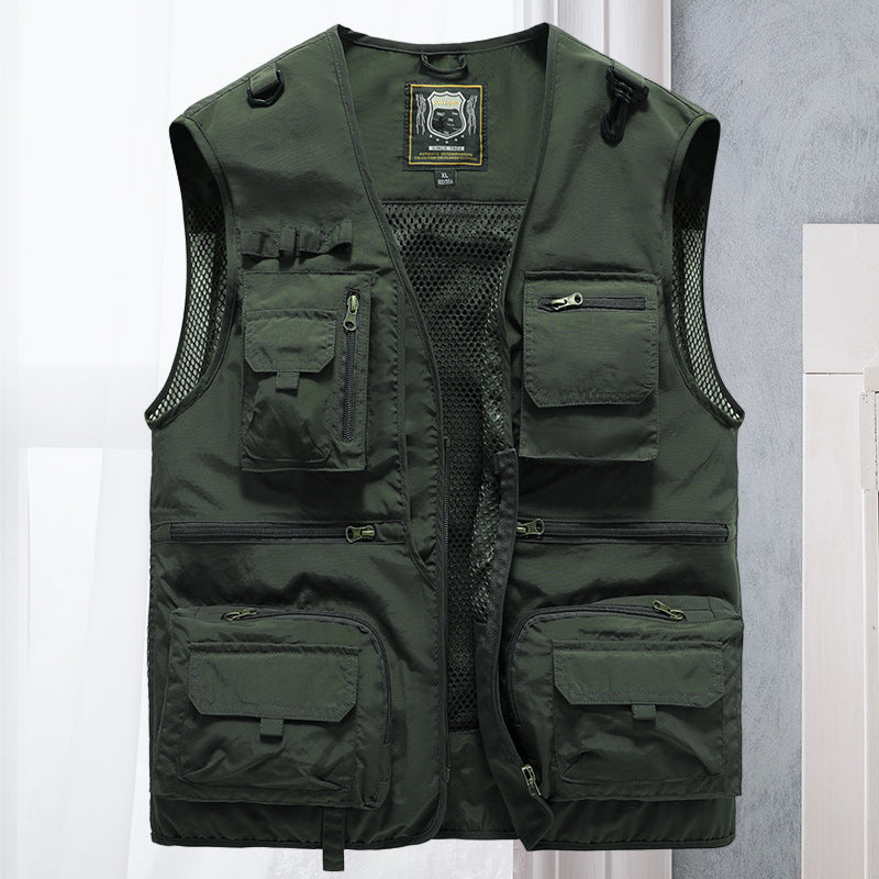 CALORA_ ProtecGear | Tactisch Vest | Outdoor Bodywarmer - Kamperen, Vissen, Wandelen