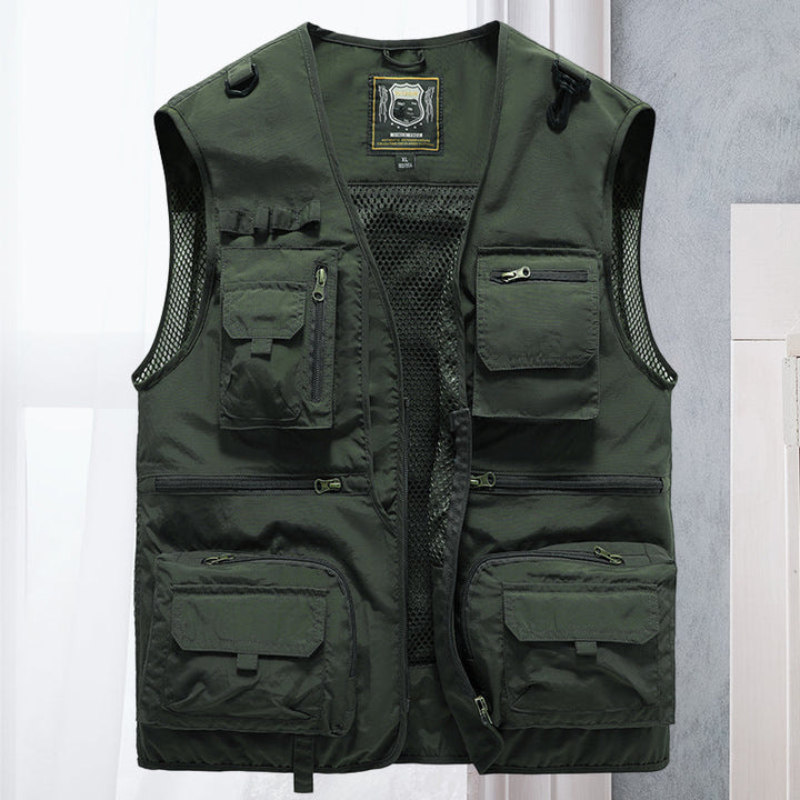CALORA_ ProtecGear | Tactisch Vest | Outdoor Bodywarmer - Kamperen, Vissen, Wandelen