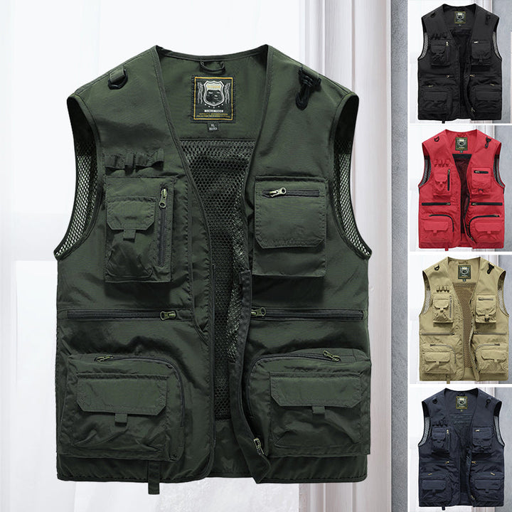 CALORA_ ProtecGear | Tactisch Vest | Outdoor Bodywarmer - Kamperen, Vissen, Wandelen