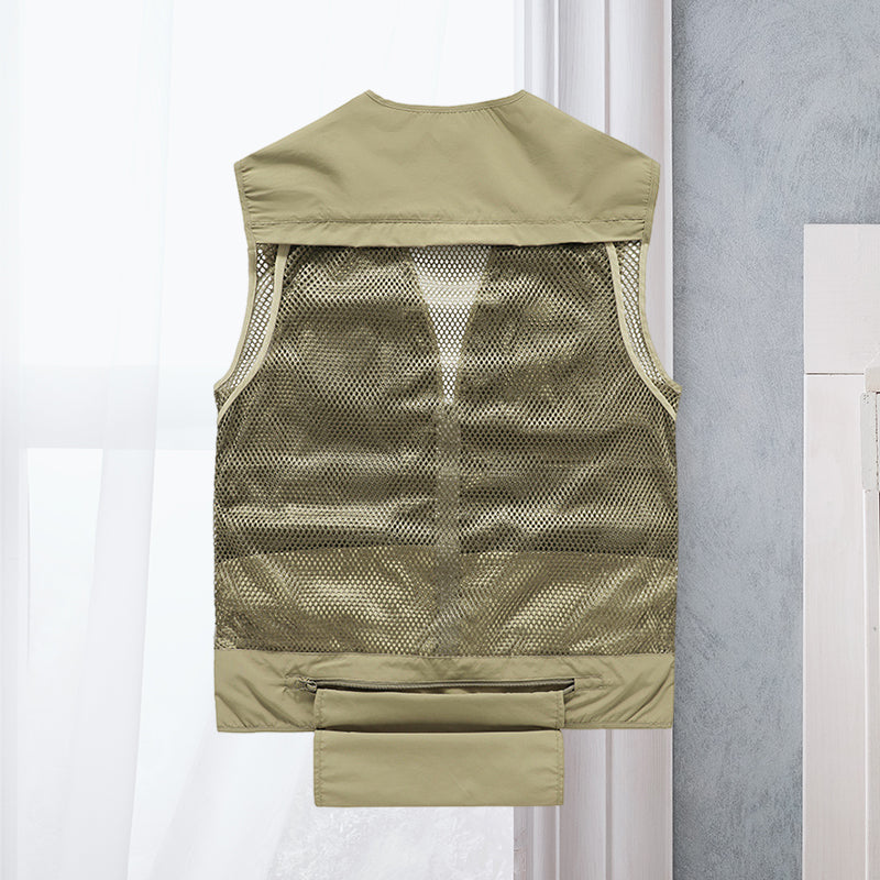 CALORA_ ProtecGear | Tactisch Vest | Outdoor Bodywarmer - Kamperen, Vissen, Wandelen