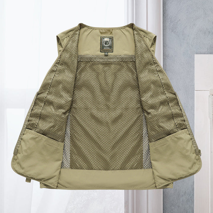 CALORA_ ProtecGear | Tactisch Vest | Outdoor Bodywarmer - Kamperen, Vissen, Wandelen