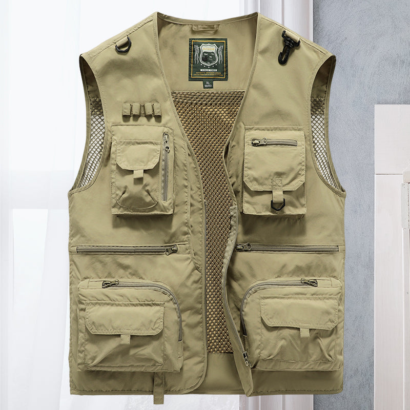 CALORA_ ProtecGear | Tactisch Vest | Outdoor Bodywarmer - Kamperen, Vissen, Wandelen