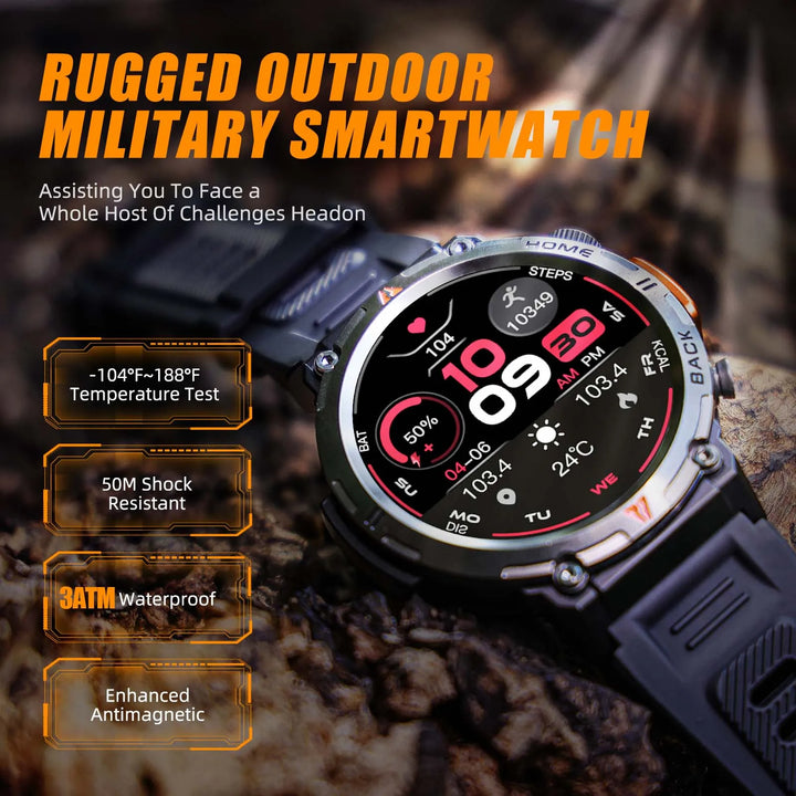 CALORA_ PulseSync | Smart Watch met 100+ Sportmodi en Gezondheidsmonitor