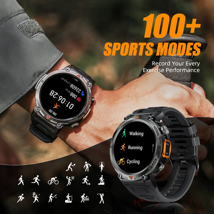 CALORA_ PulseSync | Smart Watch met 100+ Sportmodi en Gezondheidsmonitor